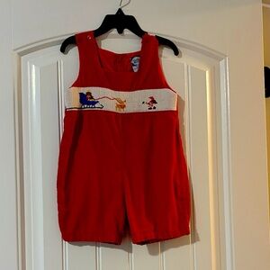 CARRIAGE BOUTIQUE CHRISTMAS SMOCKING OUTFIT